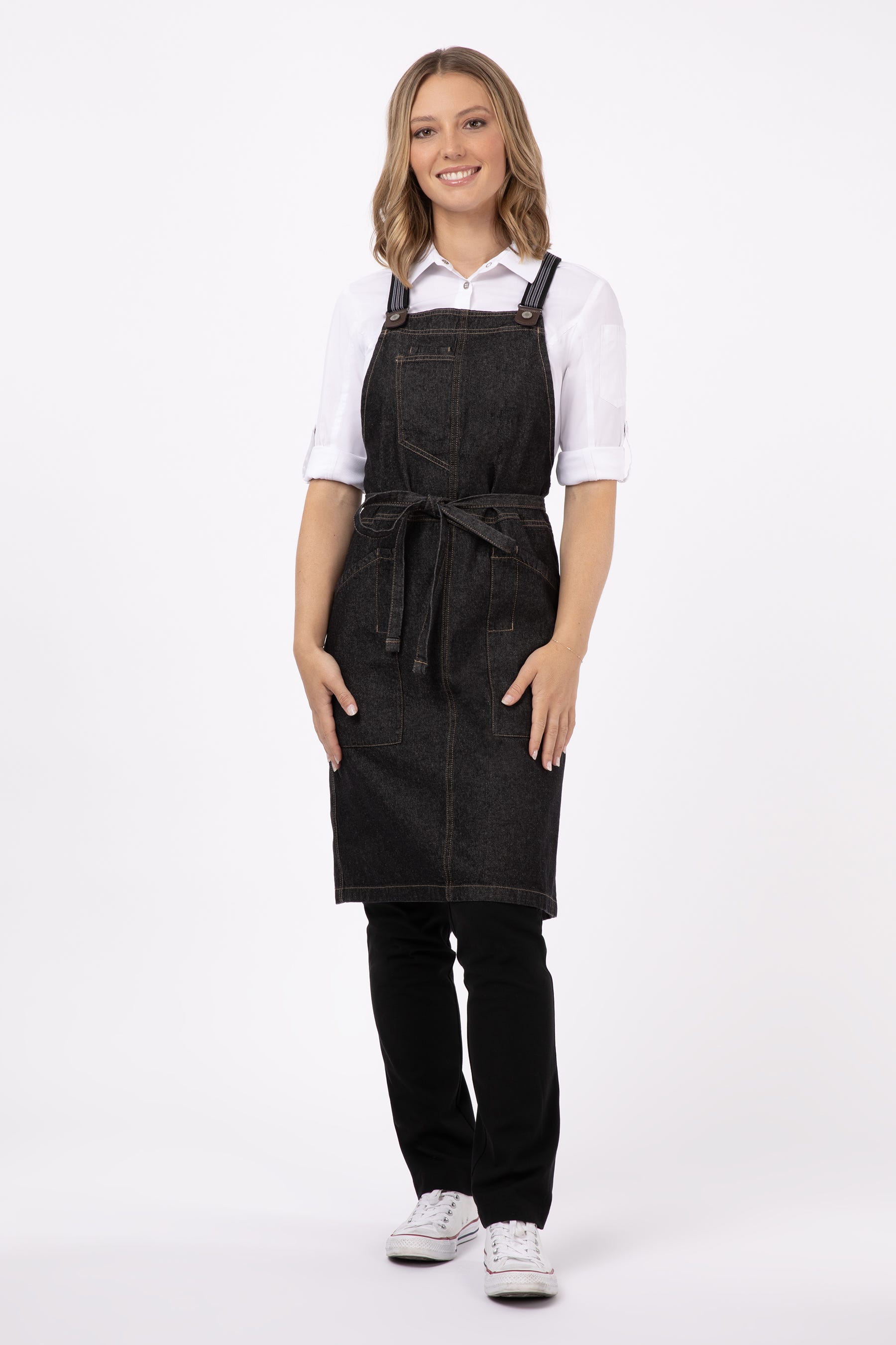O92003 CHEF APRON – Neutral